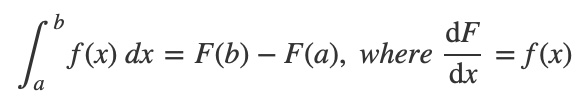 Fundamental Theorem of Calculus